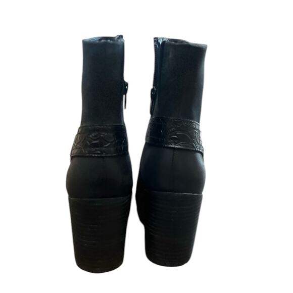 NWOT Vionic Vienne Carnelia Over the Ankle Black Boots Sz 9 - Picture 9 of 11